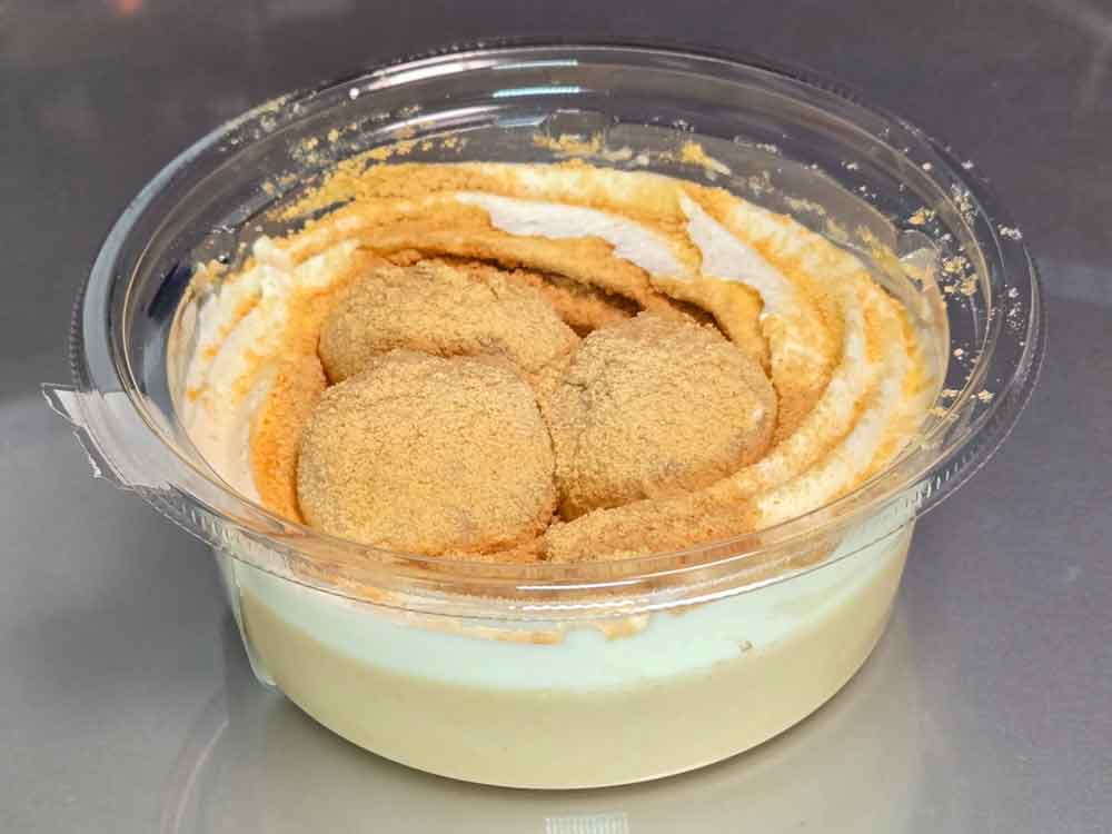 生クリーム+白玉+きな粉のトッピング