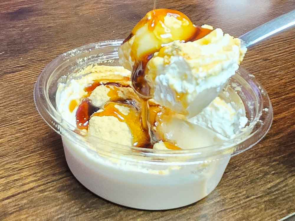 スプーンで掬った一口