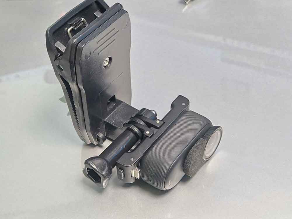 クイックリリース+クリップ装着例