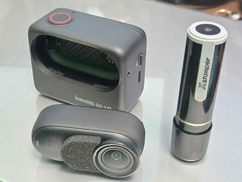 GO3S、アクションポッド実寸
比較対象シャチハタネーム9