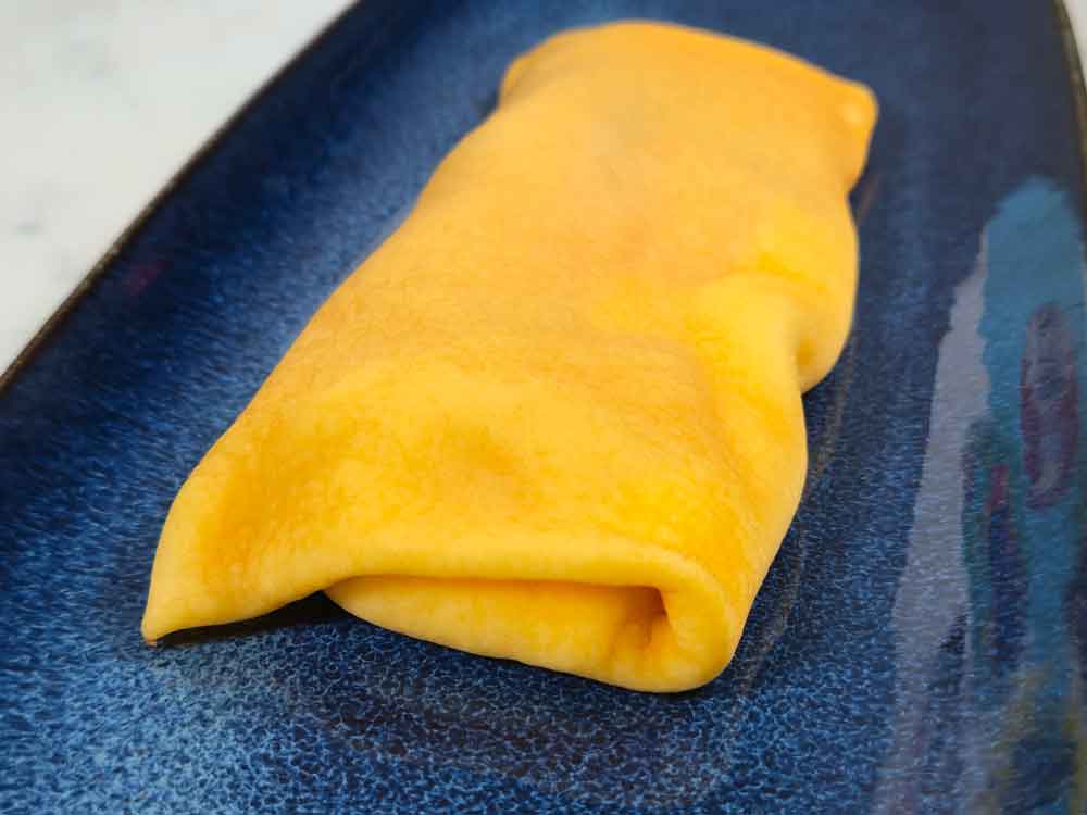 もっちりクレープ 生チョコ＆チョコチップ 開封後